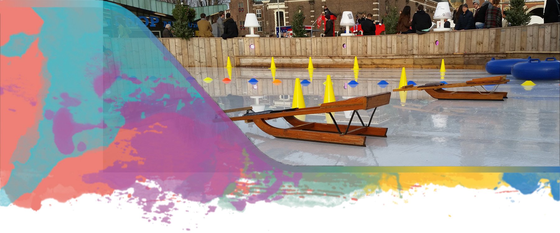 Amsterdam Party on Ice buiten