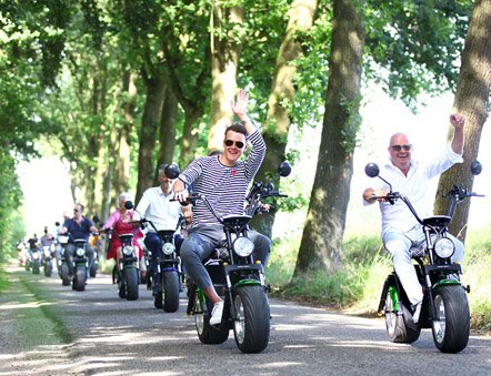 e-chopper  Amsterdam bedrijfsuitje